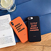 Case For Apple iPhone XS / iPhone XR / iPhone XS Max Dustproof / Pattern Back Cover Word / Phrase PC