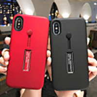 Case For Apple iPhone XS / iPhone XR / iPhone XS Max Dustproof / with Stand / Pattern Back Cover Animal / Cartoon / Flower PC