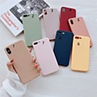 Case For Apple iPhone XS / iPhone XR / iPhone XS Max Frosted Back Cover Solid Colored TPU
