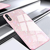 Case For Apple iPhone XS / iPhone XR / iPhone XS Max Mirror / Pattern Back Cover Marble Hard Tempered Glass