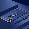 Case For Apple iPhone XS / iPhone XR / iPhone XS Max Plating / Ring Holder / Ultra-thin Back Cover Solid Colored Hard PC miniinthebox