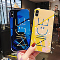 Case For Apple iPhone XS / iPhone XR / iPhone XS Max Shockproof / Dustproof / Pattern Back Cover Word / Phrase PC