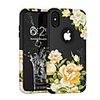 Case For Apple iPhone XS / iPhone XR / iPhone XS Max Shockproof / Dustproof / Pattern Full Body Cases Flower TPU / PC