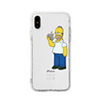 Case For Apple iPhone XS / iPhone XR / iPhone XS Max Shockproof / Dustproof / Transparent Back Cover Transparent / Cartoon TPU