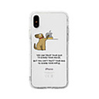 Case For Apple iPhone XS / iPhone XR / iPhone XS Max Shockproof / Dustproof / Transparent Back Cover Transparent / Cartoon TPU