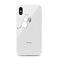 Case For Apple iPhone XS / iPhone XR / iPhone XS Max Shockproof / Dustproof / Transparent Back Cover Transparent / Cartoon TPU