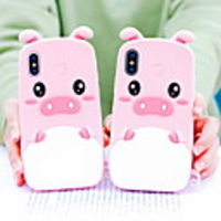 Case For Apple iPhone XS / iPhone XR / iPhone XS Max Shockproof / Pattern Back Cover Cartoon Soft Silicone