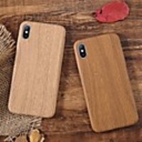 Case For Apple iPhone XS / iPhone XR / iPhone XS Max Shockproof / Ultra-thin Back Cover Wood Grain Soft TPU