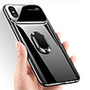 Case For Apple iPhone XS / iPhone XR / iPhone XS Max Shockproof / with Stand / Ring Holder Back Cover Solid Colored Hard Tempered Glass / PC