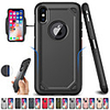 Case For Apple iPhone XS / iPhone XR / iPhone XS Max Shockproof Back Cover Solid Colored / Armor Hard PC