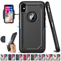 Case For Apple iPhone XS / iPhone XR / iPhone XS Max Shockproof Back Cover Solid Colored / Armor Hard PC