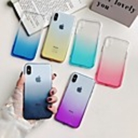 Case For Apple iPhone XS / iPhone XR / iPhone XS Max Translucent Back Cover Color Gradient Soft TPU