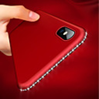 Case For Apple iPhone XS / iPhone XR / iPhone XS Max Ultra-thin / Frosted Back Cover Glitter Shine / Rhinestone Soft TPU
