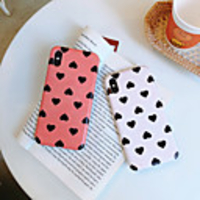Case For Apple iPhone XS / iPhone XR / iPhone XS Max Ultra-thin / Pattern Back Cover Heart TPU
