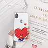 Case For Apple iPhone XS / iPhone XR / iPhone XS Max Ultra-thin / Transparent / Pattern Back Cover Heart / Transparent / Cartoon TPU