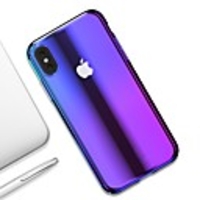 Case For Apple iPhone XS / iPhone XR / iPhone XS Max Ultra-thin / Transparent Back Cover Color Gradient Hard PC