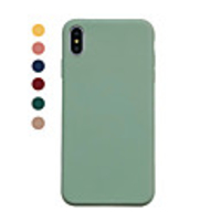 Case For Apple iPhone XS / iPhone XR / iPhone XS Max Ultra-thin Back Cover Solid Colored TPU