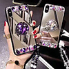 Case For Apple iPhone XS / iPhone XR / iPhone XS Max/7 8plus/6splus/6plus/6 Rhinestone Back Cover Transparent TPU