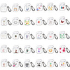 Case For Apple Scene map Air Pods 1 generation 2 generations General purpose Creative Painted High penetration TPU Material Soft Case Bluetooth Headphone case MM