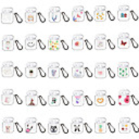 Case For Apple Scene map Air Pods 1 generation 2 generations General purpose Creative Painted High penetration TPU Material Soft Case Bluetooth Headphone case MM