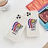Case For Apple scene map iPhone 11 11 Pro 11 Pro Max cartoon pattern TPU material straight edge fine hole bright surface anti-scratch phone case