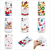 Case For Apple scene map iPhone 11 11 Pro 11 Pro Max Christmas series pattern high translucent TPU material soft case WL