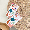 Case For Apple scene map iPhone 11 11 Pro 11 Pro Max oil paint pattern TPU material straight edge fine hole bright surface anti-scratch phone case