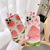 Case For Apple Scene Map iPhone 11 11 Pro 11 Pro Max Photo Frame Private Model Series watermelon Pattern TPU Material IMD Craft Glossy Phone Case