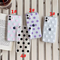 Case For Apple scene map iPhone 11 11 Pro 11 Pro Max polka dot pattern high permeability TPU material air pressure drop-resistant mobile phone case