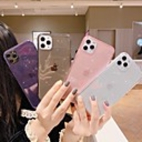 Case for Apple scene map iPhone 11 11 Pro 11 Pro Max X XS XR XS Max 8 pure color glitter translucent TPU material all-inclusive mobile phone case HRS