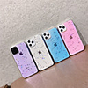 Case For Apple Scene Map iPhone 11 11 Pro Max XS Max Glitter Epoxy Gold Foil Pattern TPU Material Epoxy Craft Phone Case