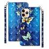 Case For Apple scene map iPhone 12 11 Pro Max XS Max 3D cartoon flower animal pattern glossy PU leather card holder all-inclusive phone case