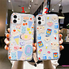 Case For Apple Scene Map iPhone 12 11 Pro Max XS Max Cartoon Series Pattern TPU Material Transparent Air Pressure Drop Resistant Mobile Phone Case