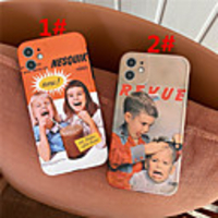 Case For Apple Scene Map iPhone 12 12 Pro 11 Pro Max Fine Hole Photo Frame Private Model Series Cartoon Pattern TPU Material IMD Craft Phone Case KK