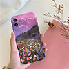 Case For Apple Scene Map iPhone 12 12 Pro 11 Pro Max Fine Hole Photo Frame Private Model Series Natural Landscape Pattern TPU Material IMD Craft Phone Case KK