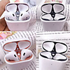 Case For Apple Scene Picture Air Pods Cartoon Pattern Metallic Bluetooth Headphone Case Dustproof Sticker JMGD