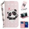 Case For Asus ASUS Zenfone max M1 ZB555KL Wallet / Card Holder / with Stand Full Body Cases Animal / 3D Cartoon PU Leather miniinthebox