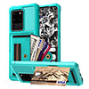 Case For Galaxy S20 Ultra Card Holder / Shockproof Back Cover Solid Colored PU Leather / TPU For S10 E / S9 Plus / Note 20 Ultra / Note 10 Pro / Note 9