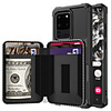 Case For Galaxy S20 Ultra Card Holder / Shockproof Back Cover Solid Colored PU Leather / TPU For S20 Plus / S10E / S9 / Note 10 Pro