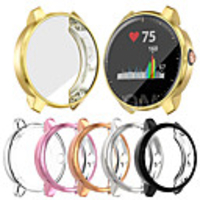 Case For Garmin vivoactive 3 music case cover bumper Screen Protector Full coverage silicone Protection