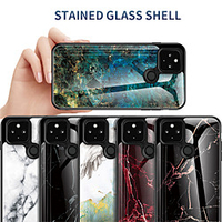 Case For Google Google Pixel 4a / Google Pixel 4 Shockproof Back Cover Marble TPU