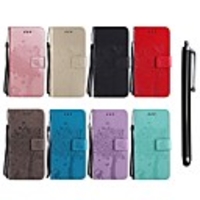 Case For HTC HTC U11 / HTC M8 / HTC M9 Wallet / Card Holder / with Stand Full Body Cases Tree Hard PU Leather