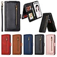 Case For Huawei Honor 8A / Honor 20i / Honor 10 Lite Wallet / Card Holder / Shockproof Full Body Cases Solid Colored PU Leather Case For Huawei Honor 10i / Y9 Prime(2019) /Y7 Prime(2019) /Y7 Pro