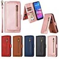 Case For Huawei Y9 Prime (2019) / Y7 Prime (2019) / Y6 Pro (2019) Wallet / Card Holder / Shockproof Full Body Cases Solid Colored PU Leather Case For Huawei Y5 2019 / Y7 Pro (2019) / Y7 (2019)
