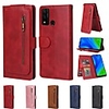 Case For Huawei Honor 10 Lite / Huawei Honor 8A / Huawei Y7 2019 Wallet / Card Holder / with Stand Full Body Cases Solid Colored PU Leather