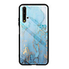 Case For Huawei Honor 20 / honor 20 pro / Huawei Y9 Prime 2019 Ultra-thin / Pattern Back Cover Color Gradient / Marble Tempered Glass