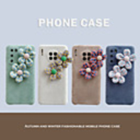 Case For Huawei Honor 20 / Honor 30 / Honor 30 Pro Shockproof Back Cover Cartoon / Flower TPU