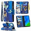Case For Huawei Honor 9X Lite P Smart 2020 P40 Lite Wallet Card Holder with Stand Full Body Cases Golden Butterf Painted Zipper Bag PU Leather TPU for Huawei P30 Lite P40 Pro P40 Lite E Honor 10 Lite