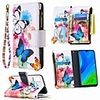 Case For Huawei Honor 9X Lite P Smart 2020 P40 Lite Wallet Card Holder with Stand Full Body Cases Two Butterflies Painted Zipper Bag PU Leather TPU for Huawei P30 Lite P40 Pro P40 Lite E Honor10 Lite