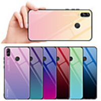Case For Huawei Huawei Honor 10 / Honor 10 Lite / Honor V20 Pattern Back Cover Color Gradient / Word / Phrase Soft Tempered Glass